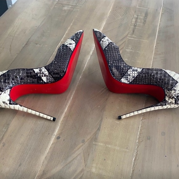 Christian Louboutin Python Heels - - Picture 3 of 4